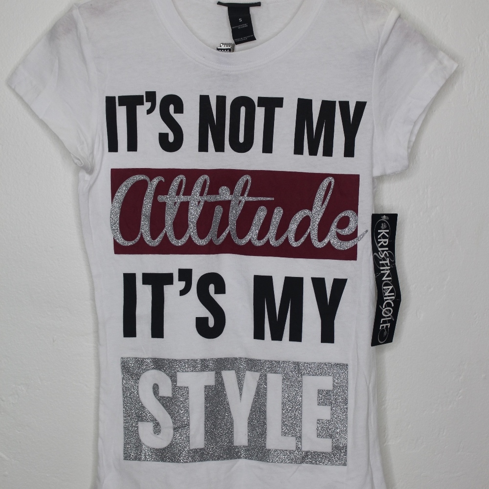 NWT Kristin Nicole Graphic Tee  (S)
